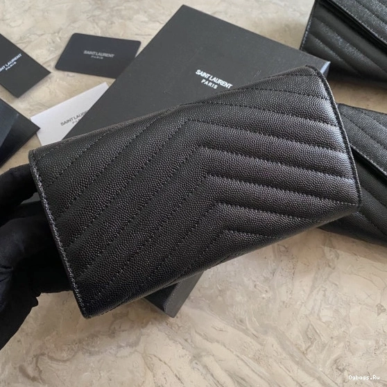 YSL LARGE MONOGRAM FLAP WALLET 0716